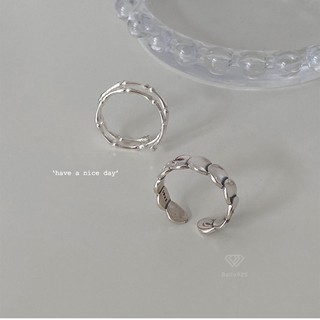 Nhẫn nữ Bella 925 nhẫn bạc cá tính