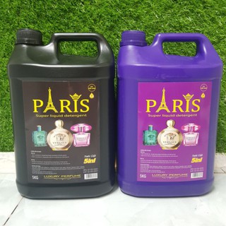 Combo 2can nước giặt Paris 5000g(tím đen mẫu mới)