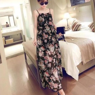 Đầm maxi 2 dây Quảng Châu