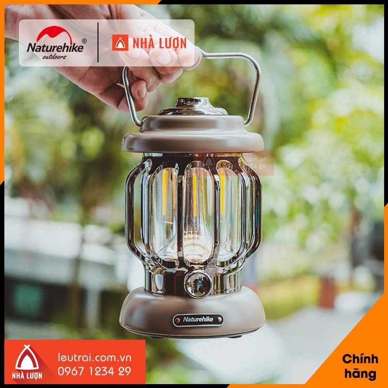Đèn cắm trại dã ngoại Glamping NatureHike - NH21ZM008