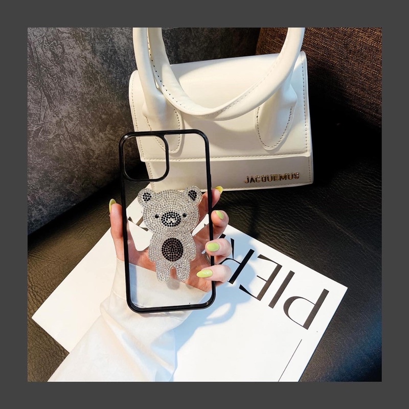 CASE GẤU ĐÍNH ĐÁ