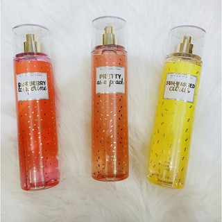 🍉🍑Xịt Thơm Toàn Thân Bath & Body Works - Pretty As A Peach | Pink Watermelon | Sun-Washed Citrus | Raspberry Tangerine