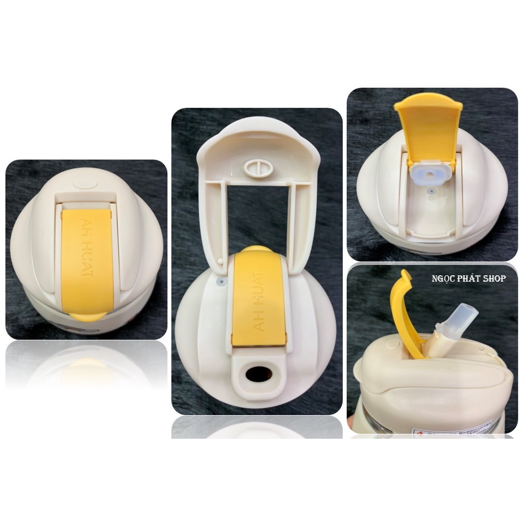 Bình giữ nhiệt cao cấp AHHUAT_900ml inox 304_Kiểu dáng Độc đáo (Chứa nước uống hoặc đồ ăn)