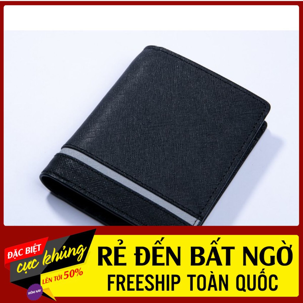 Ví da nam thời trang chính hãng FULLBOX GK Store thiết kế basic sành điệu RBMLW 002