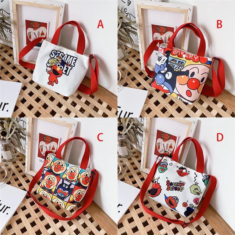 Túi đeo chéo Hàn Quốc in hoạt hình dễ thương cho bé gái