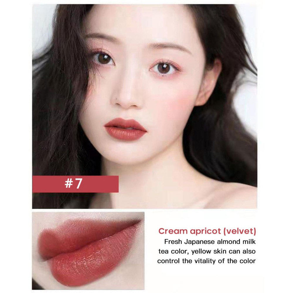 Set 10 Cây Son Kem Lì Creative Cigarette Lipstick Matte Long Lasting Waterproof Non-Stick Cup Matte Lip Glaze