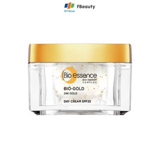 Kem Dưỡng Ban Ngày Tinh Chất Vàng Ngăn Ngừa Lão Hóa SPF25 Bio Essence 24K Gold Day Cream 40ml
