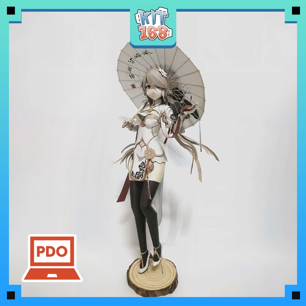 Mô hình giấy Anime Game Rita Rossweisse Maid of Celestia - Honkai Impact 3