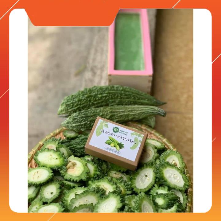 Các loại xà bông thiên nhiên 100gram (Nghệ tươi, mướp đắng, trà xanh....)