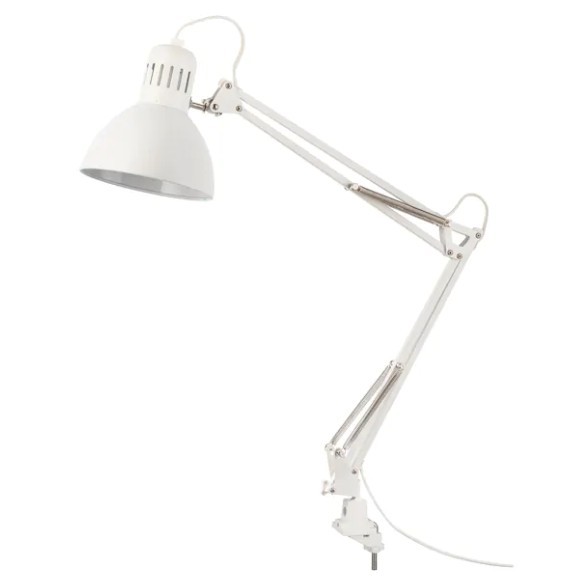 Đèn bàn kẹp TERTIAL IKEA chính hãng ( có sẵn) - Work lamp, white