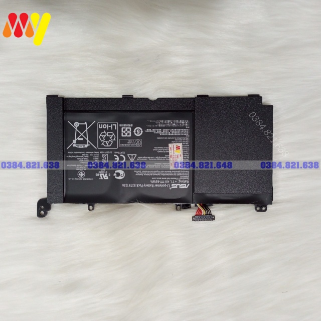 Pin laptop Asus Vivobook C31-S551 S551 S551L S551LA S551LB S551LN-1 B31N1336 (Original).  Bảo hành toàn quốc