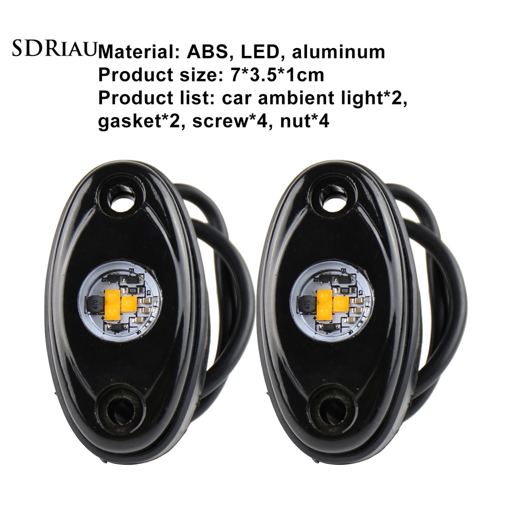 Đèn Led Dưới Chống Bụi Dưới Gầm Xe Hơi 10-14v