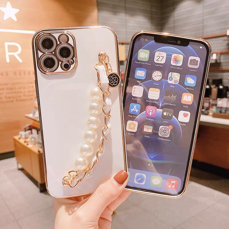 Ốp Điện Thoại Mềm Mạ Điện Chống Rơi Cho Iphone 7 8 plus 11 14 promax 11 pro 11 promax 12 12 pro 12 promax