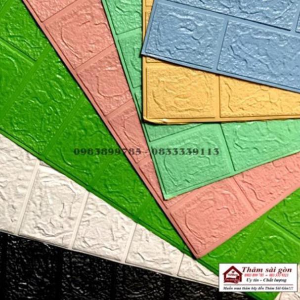 [70cmx77cm] Xốp dán tường giả gạch 3D