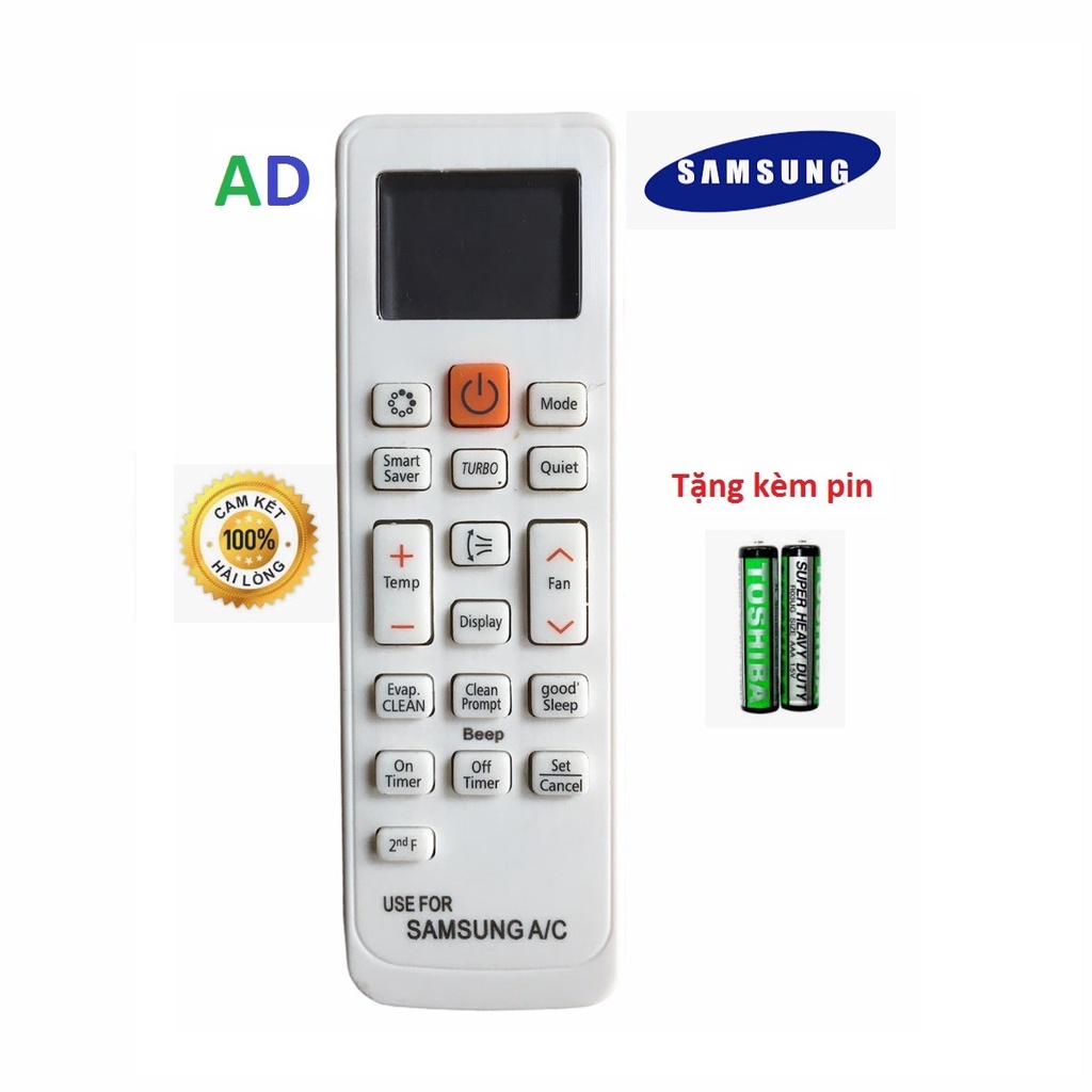 Điều Khiển điều hòa Samsung INVERTER DB93-14195F - remote từ xa máy lạnh Samsung các loại model khác nhau