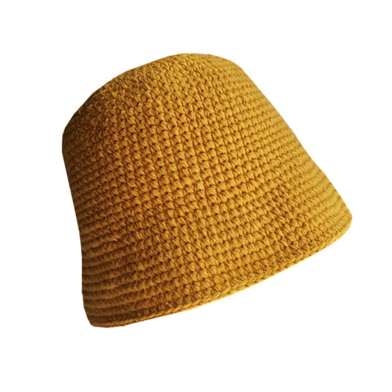 Nón Panama Đan Len Giữ Ấm Mùa Đông Thời Trang Cho Bé Gái