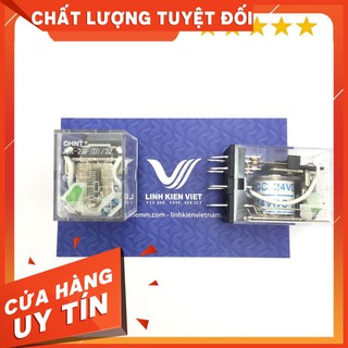 Rơ le trung gian 2 cặp tiếp điểm 5A các loại điện áp