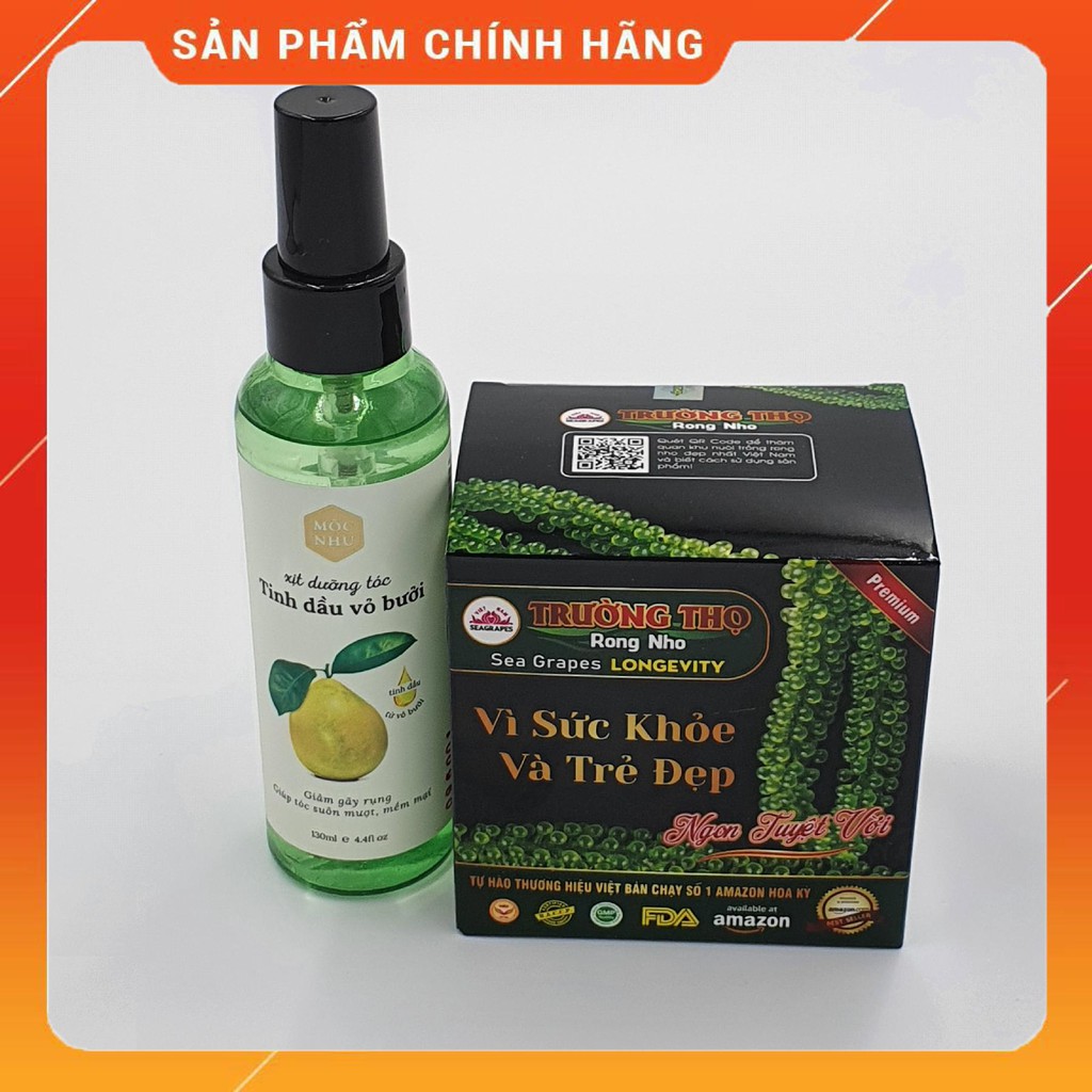 Tinh Dầu Bưởi Kích Mọc Tóc Mộc Nhu Dạng Xịt 130ml - Combo Hấp Dẫn