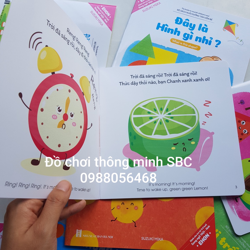 Set vở E.hon 10 cho bé từ 0-6 tuổi có Qr đọc Tiếng Anh nuôi dướng tâm hồn bé