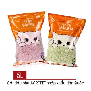 Cát tofu Acropet Hàn quốc gói 5l