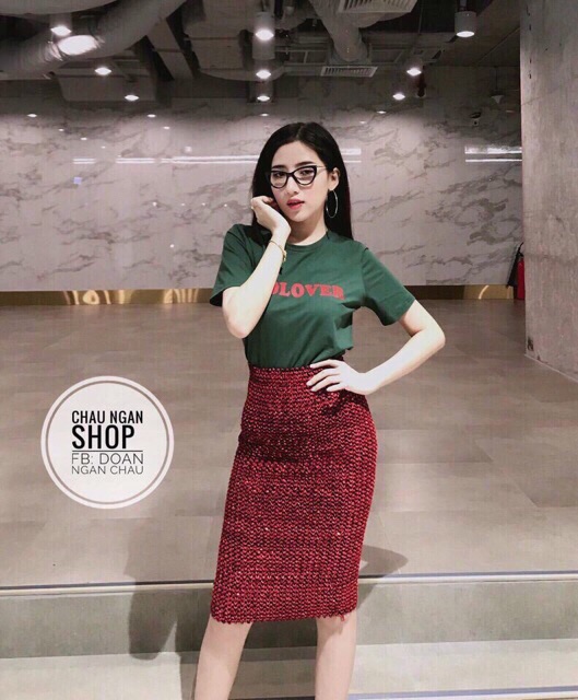 Chân váy kim sa dài hàng Quảng Châu | BigBuy360 - bigbuy360.vn
