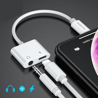 Bộ chuyển đổi chia cổng sạc sang giắc cắm tai nghe 3.5mm 2 trong 1
