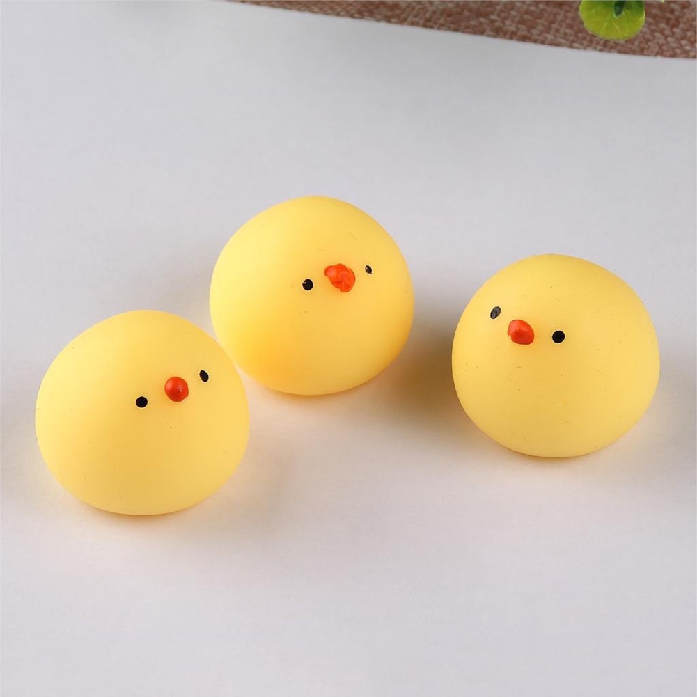 Đồ Chơi Squishy Hình Chú Gà Mini Giúp Giảm Căng Thẳng
