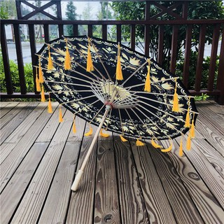 Ô dù lụa giả cổ trang tua ngắn order phần 1