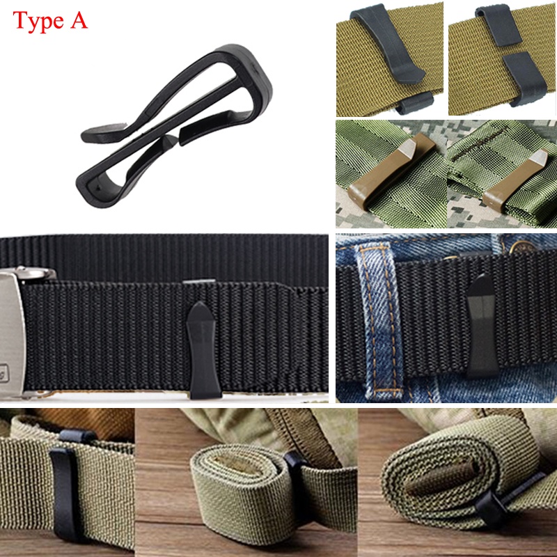 Bộ 5 Khóa Kẹp Nối Dây Đeo Thắt Lưng Chống Trượt 20 / 25 / 32 / 38 / 50mm