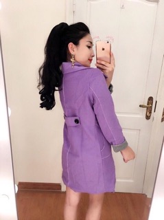 Áo khoác dạ dáng dài