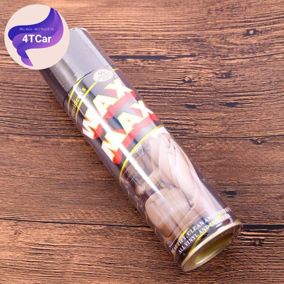 Chai xịt bóng đồ da và nội thất oto waxmax hương cà phê thái lan