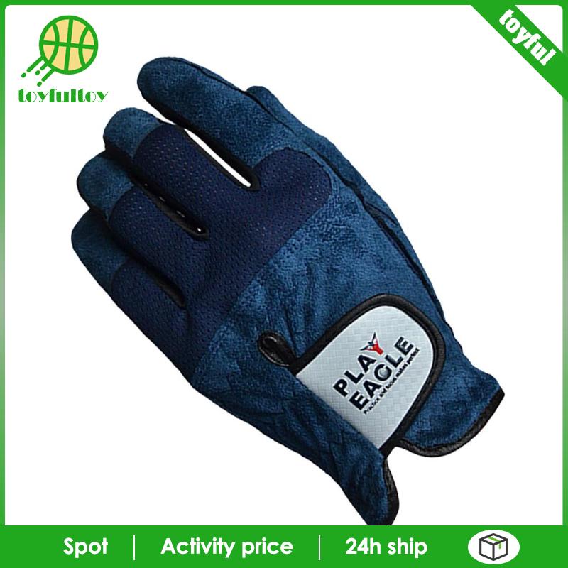 Găng Tay Đánh Golf Bằng Sợi Micro Mềm Mại Thoáng Khí Chống Trượt Cỡ 22 Cho Nam