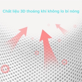 Lót chống thấm bảo vệ bề mặt đệm nôi, cũi sợi Cotton 4D có in hình ngộ nghĩnh cho bé | Tấm lót chống thấm