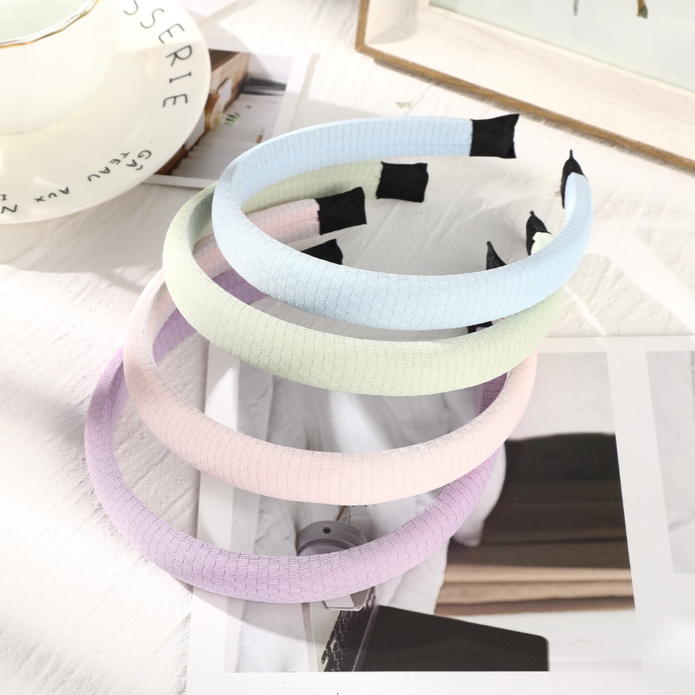 Cài tóc Haimeikang bằng bọt biển màu sắc ngọt ngào thiết kế đơn giản thời trang cho nữ