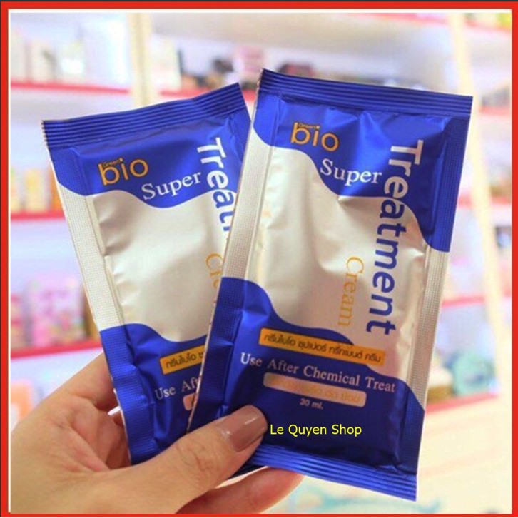 [Hàng Xịn] Hộp 24 gói dầu ủ tóc Green Bio Super Treatment Cream Thái Lan