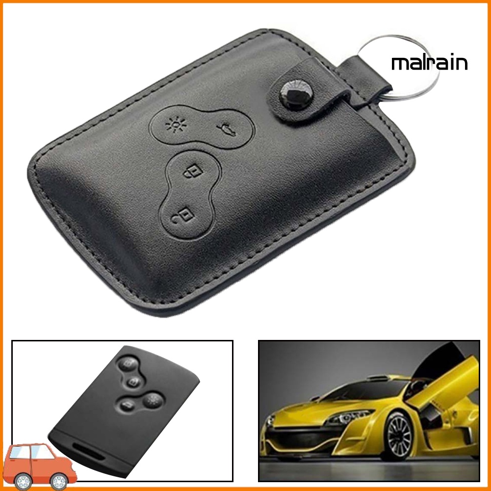 Bao Da Đựng Chìa Khóa Xe Hơi Renault Scenic Kèm Móc Khóa Tiện Lợi