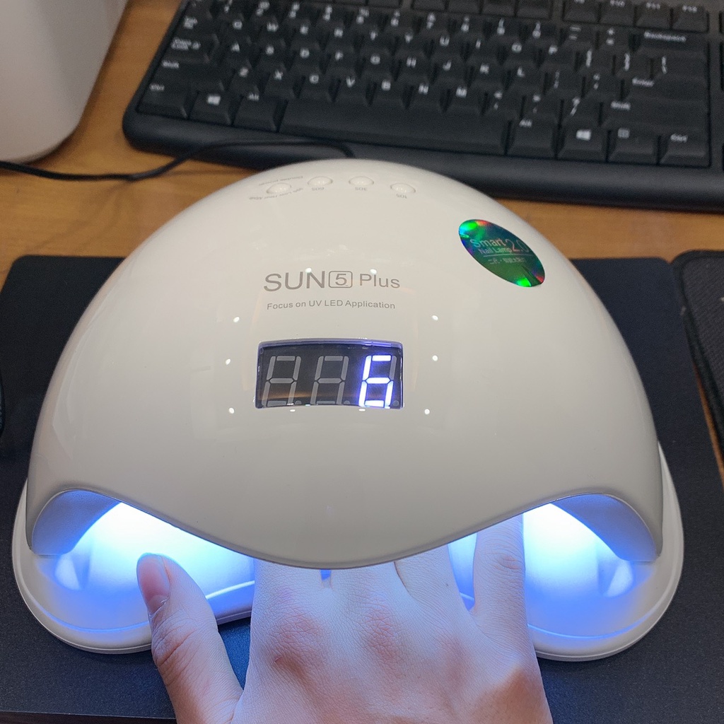 Máy Hơ Gel Sun 5 Plus 48W 36 Bóng Đèn - Hàng Chính Hãng Công Ty Sun UV/LED - Trùm Nail Mi