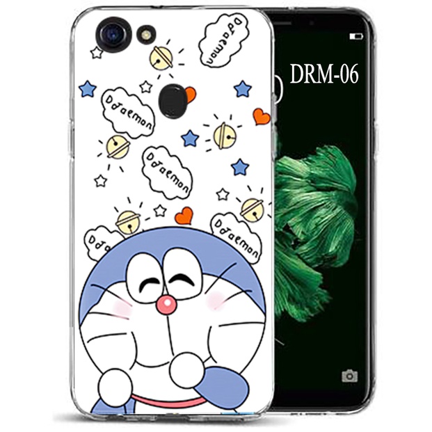 Ốp lưng Oppo F5 dẻo in hình Doraemon