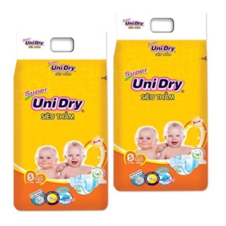 Tã dán unidry s46/m42/ l38/xl34 combo 2 gói mẫu mới 2020