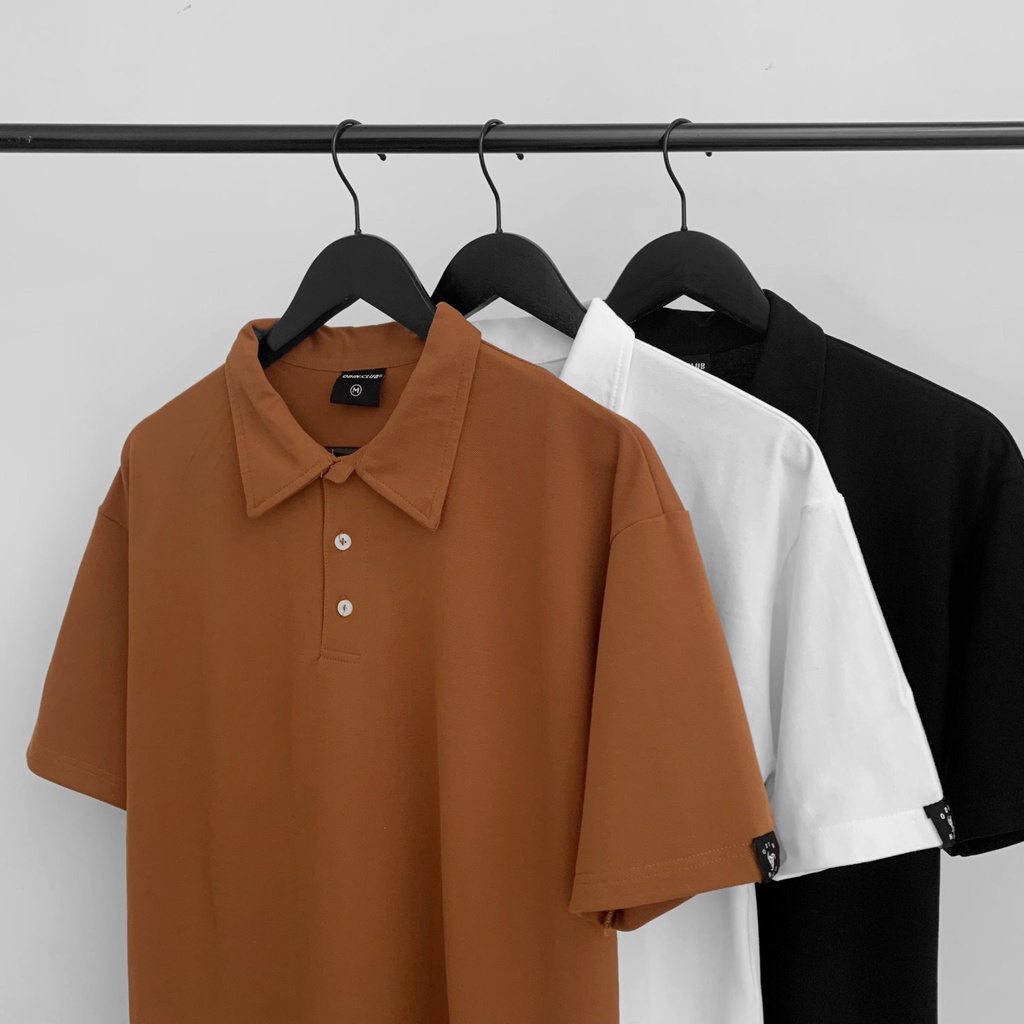 Áo Polo trơn ODIN, Basic Tee phông trơn nam nữ tay lỡ oversize form rộng, ODIN CLOTHING