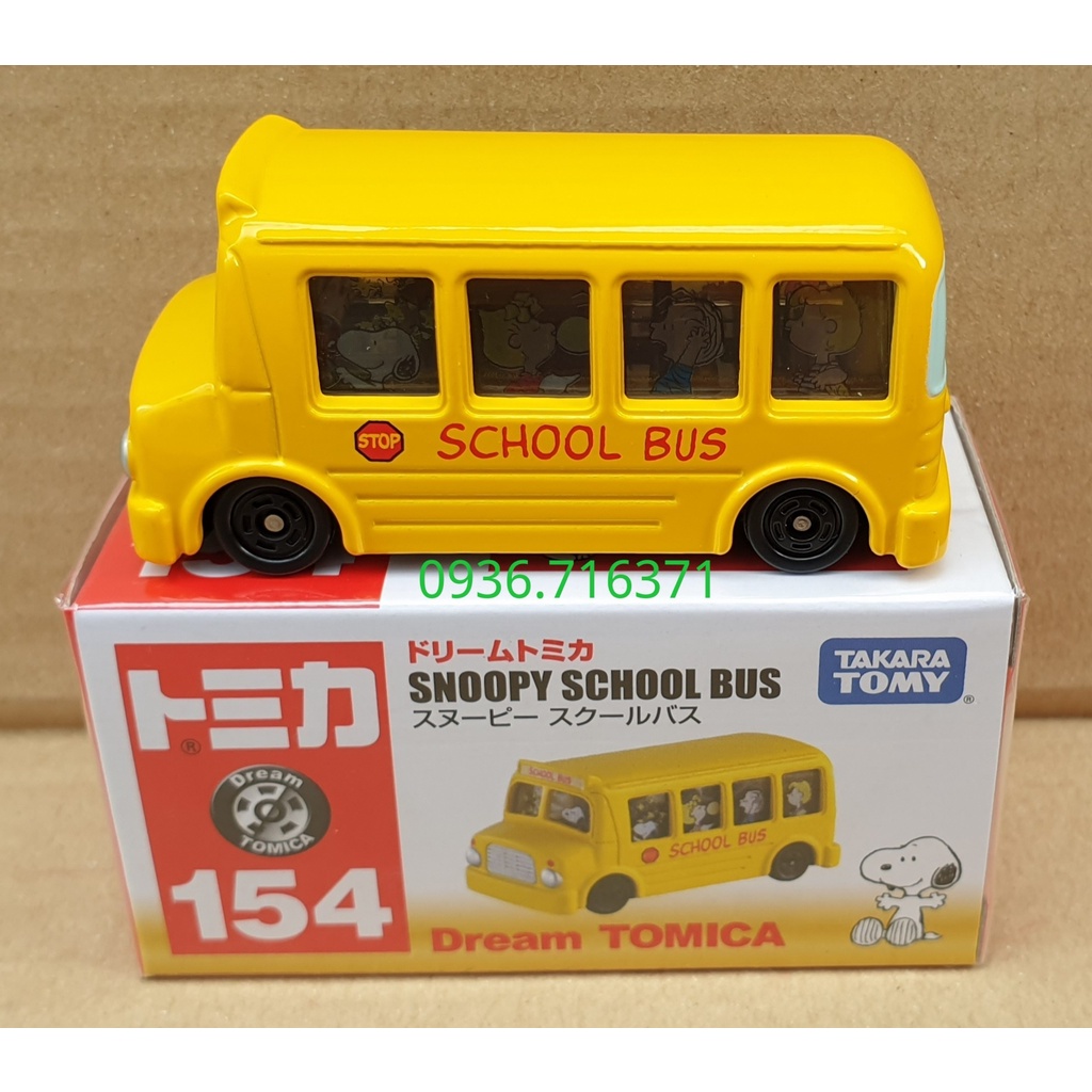 Mô hình xe bus trường học tomica Nhật Bản No154