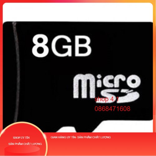 Thẻ nhớ Micro SD 8G bảo hành 1 năm