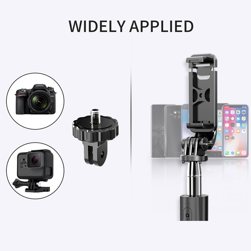 4 In1 Bluetooth không dây Selfie Stick Chân máy có thể gập lại &amp; Monepads phổ biến cho điện thoại thông minh và máy ảnh hành động thể thao