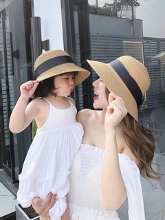 Nón cối mẹ và bé