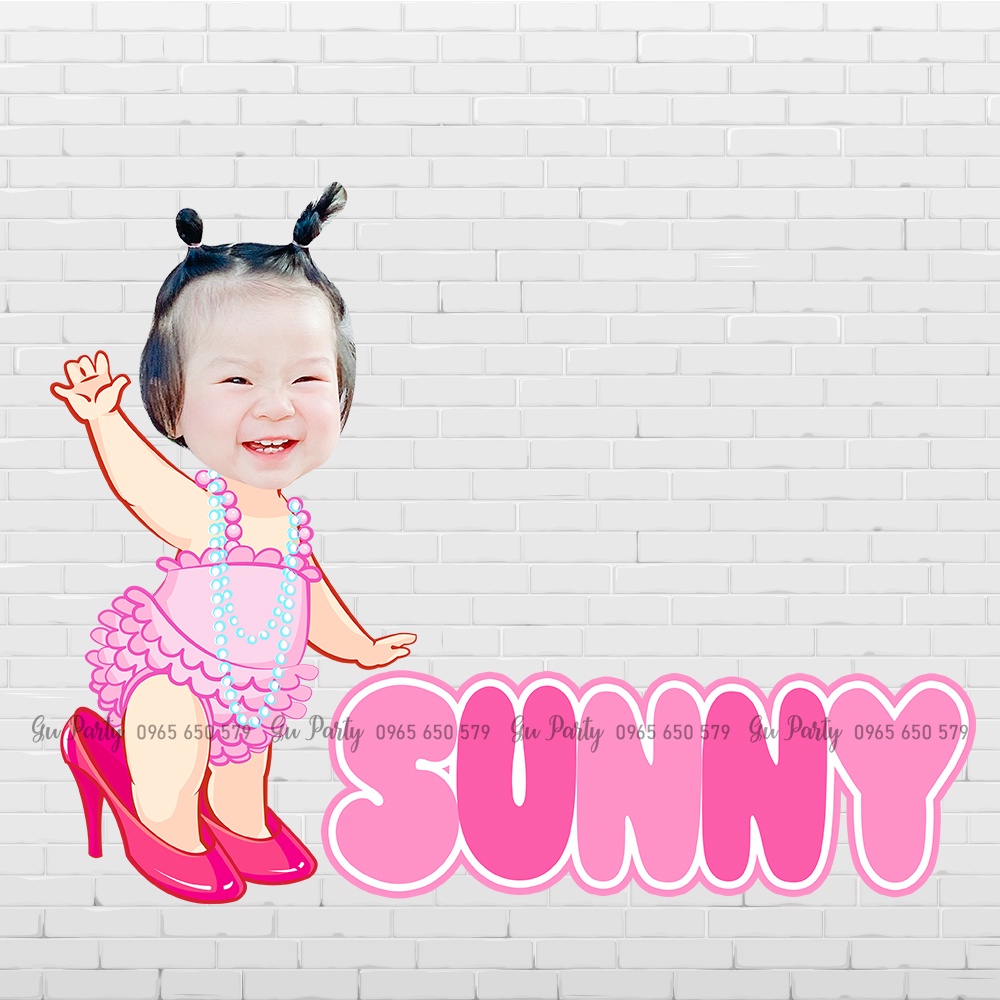 Chibi Sinh Nhật Kèm Tên Cho Bé