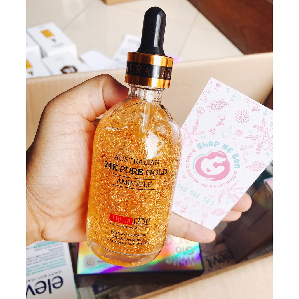 [CHÍNH HÃNG] Serum Tinh Chất Vàng 24k Pure Gold Ampoule Thera Lady 100ml (Date mới nhất) - Xuất xứ Úc | BigBuy360 - bigbuy360.vn