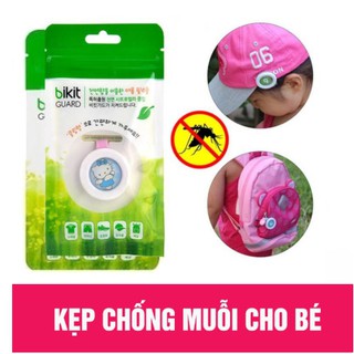 Kẹp Chống Muỗi Thiên Nhiên Bikit Guard Hàn Quốc Cho Bé