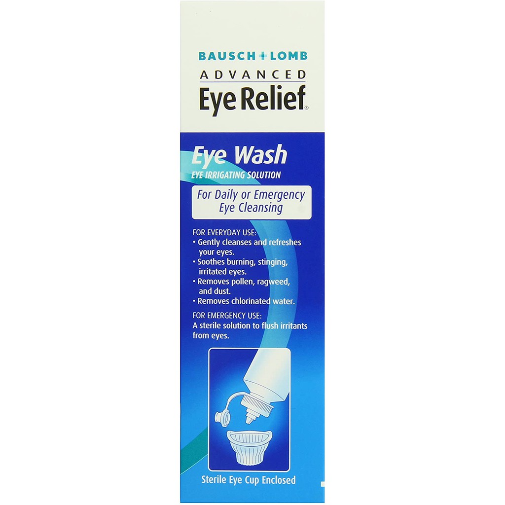 [DATE 2/2023] Nhỏ mắt / Rửa mắt Bausch &amp; Lomb Advanced Eye Relief Eye Wash 118ML