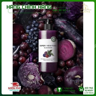 [FREESHIP- HÀNG CHÍNH HÃNG] Sữa Rửa Mặt Rau Củ Super Vegitoks Xanh 300ml