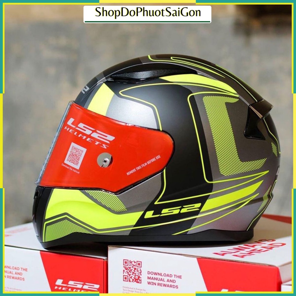 MŨ BẢO HIỀM FULLFACE LS2 FF353 RAPPID